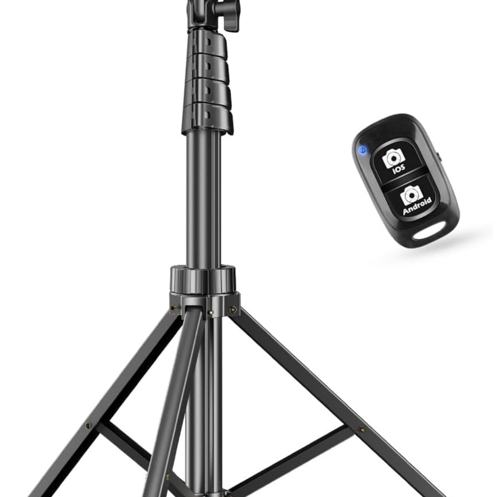 Universal Black Tripod with Remote